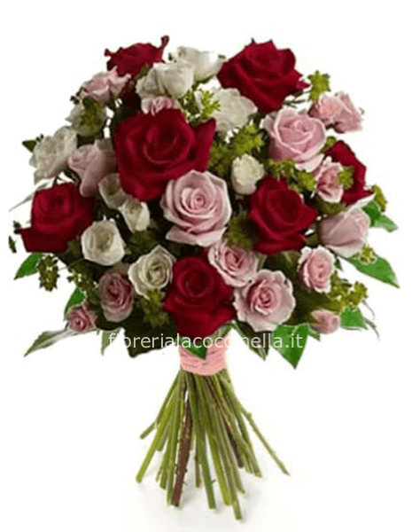 Bouquet Rose Rosse & Rosa